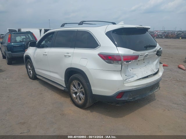 Toyota Highlander Xle V6 2015 5TDKKRFH5FS115039 Image 3