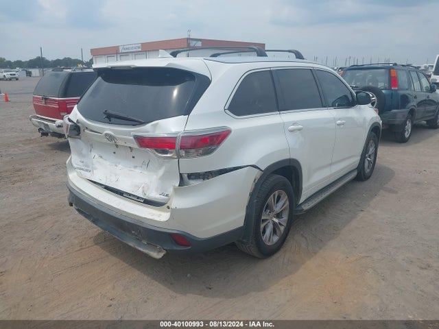 Toyota Highlander Xle V6 2015 5TDKKRFH5FS115039 Image 4
