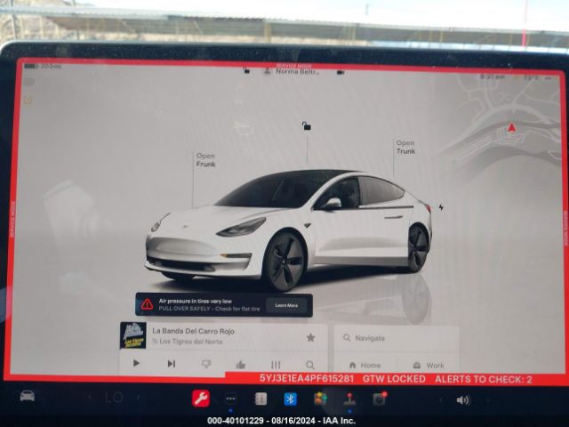 5YJ3E1EA4PF615281 Tesla Model 3 Rear-wheel Drive