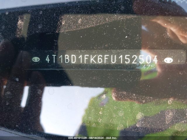4T1BD1FK6FU152504 Toyota Camry Hybrid Le