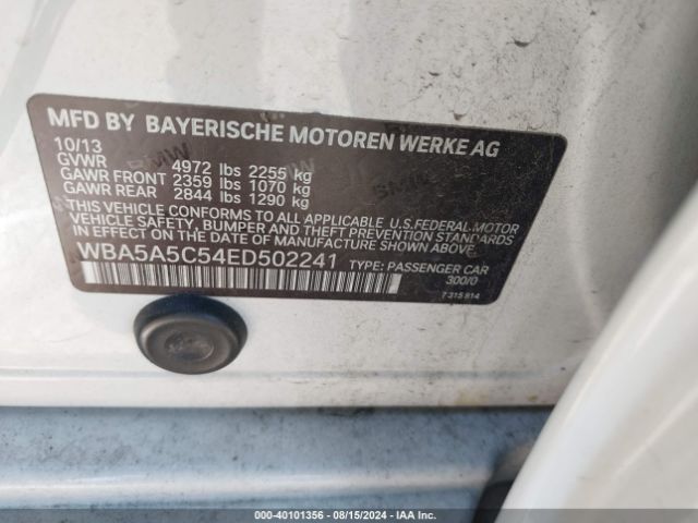 WBA5A5C54ED502241 BMW 528I