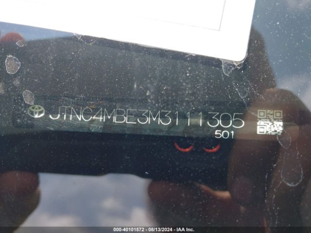 JTNC4MBE3M3111305 Toyota Corolla Xse