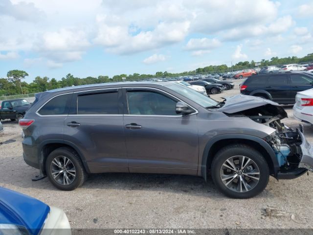 5TDKKRFH9GS156940 Toyota Highlander Xle V6