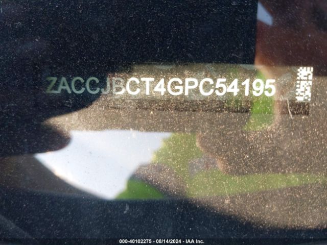 ZACCJBCT4GPC54195 Jeep Renegade Trailhawk