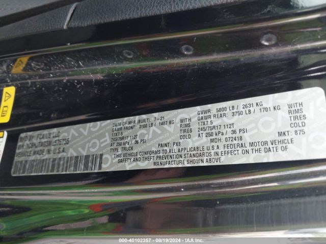 1C6HJTAG3ML575735 Jeep Gladiator Sport S 4x4