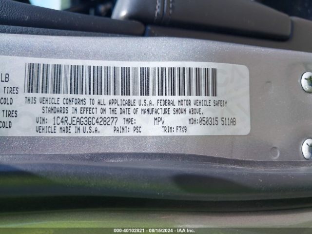 1C4RJEAG3GC428277 Jeep Grand Cherokee Laredo