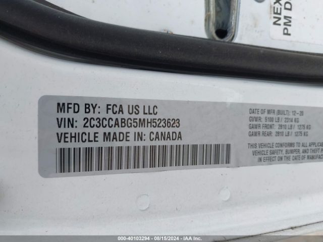 2C3CCABG5MH523623 Chrysler 300 300s