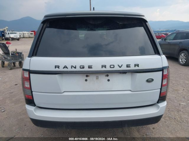 SALGS2KF0GA260286 Land Rover Range Rover 3.0l V6 Turbocharged Diesel Hse Td6