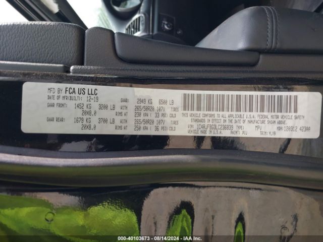 1C4RJFBG3LC236839 Jeep Grand Cherokee Limited X 4x4