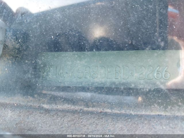 2FMGK5B80EBD42266 Ford FLEX SE