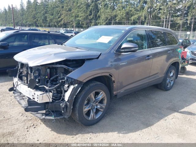 5TDDGRFH9KS058994 Toyota Highlander Hybrid Limited Platinum