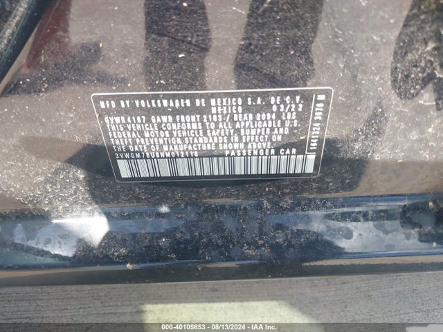 3VWGM7BU8NM012118 Volkswagen Jetta 1.5t Sel