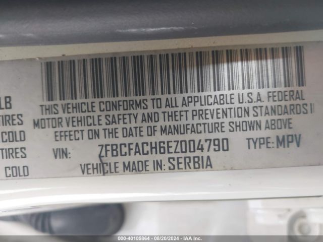 ZFBCFACH6EZ004790 Fiat 500l Lounge