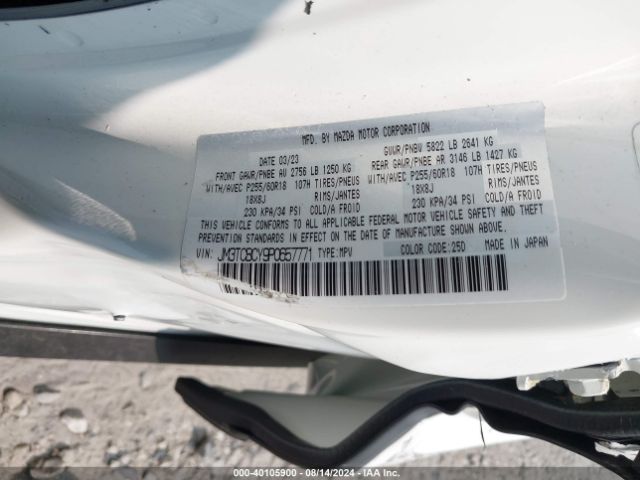 JM3TCBCY9P0657771 Mazda Cx-9 Touring