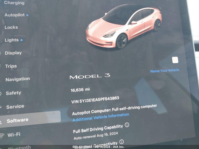 2023 TESLA MODEL 3 5YJ3E1EA5PF543863 Photo 6