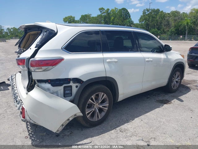 Toyota Highlander Xle V6 2015 5TDKKRFH6FS042554 Image 4