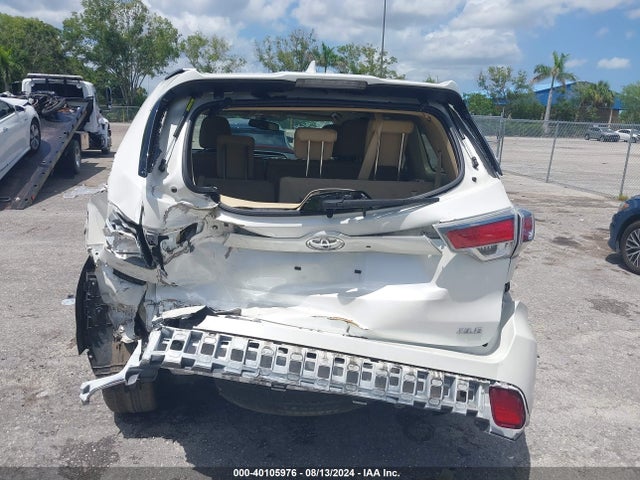Toyota Highlander Xle V6 2015 5TDKKRFH6FS042554 Image 6
