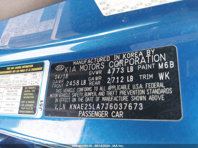 KIA Stinger Premium 2018 KNAE25LA7J6037673 Image 9