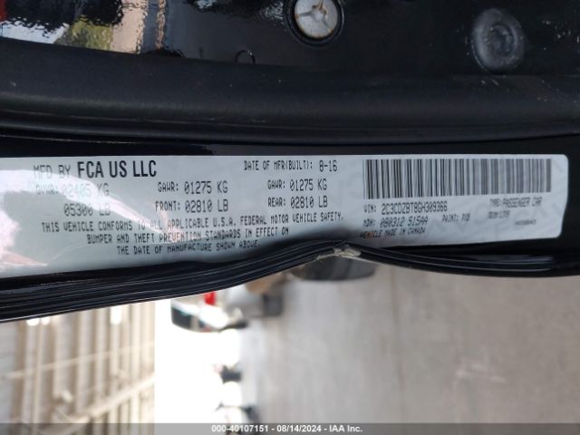 2C3CDZBT8GH309366 Dodge Challenger R/t