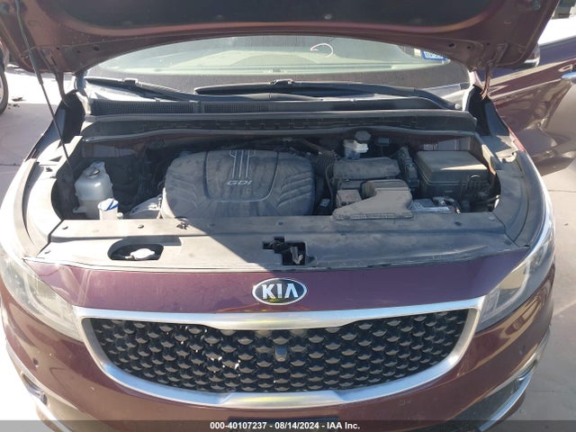 40107237 :رقم المزاد ، KNDME5C18G6142687 vin ، 2016 Kia Sedona Sx Luxury مزاد بيع