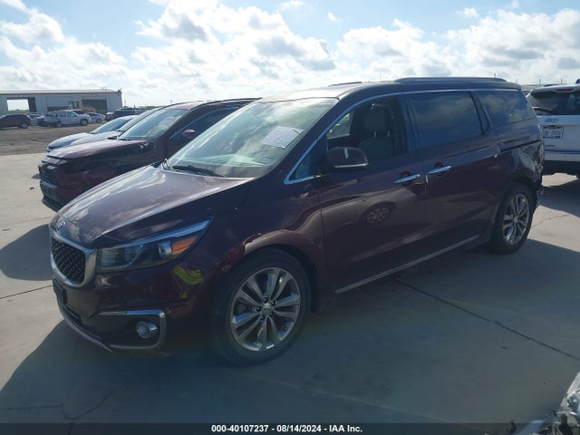 40107237 :رقم المزاد ، KNDME5C18G6142687 vin ، 2016 Kia Sedona Sx Luxury مزاد بيع