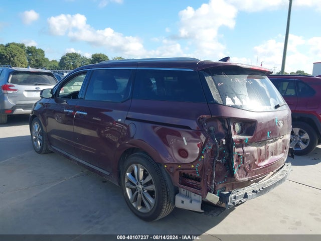 40107237 :رقم المزاد ، KNDME5C18G6142687 vin ، 2016 Kia Sedona Sx Luxury مزاد بيع