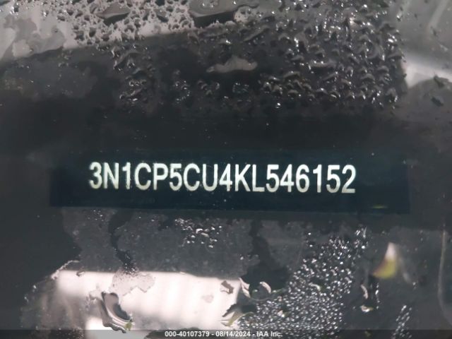 3N1CP5CU4KL546152 Nissan KICKS S