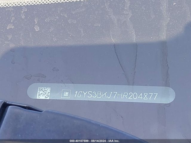 1GYS3BKJ7HR204877 Cadillac Escalade Luxury