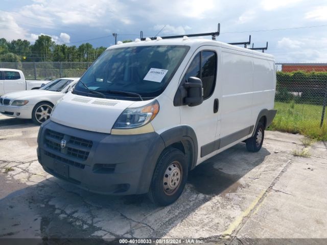 3C6TRVAG6FE502837 RAM Promaster 1500 Low Roof