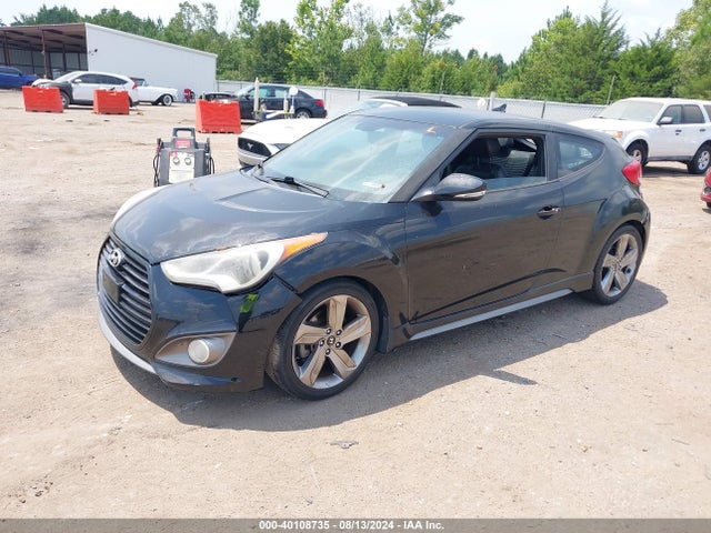 Hyundai Veloster Turbo W/black 2014 KMHTC6AE1EU183521 Image 2