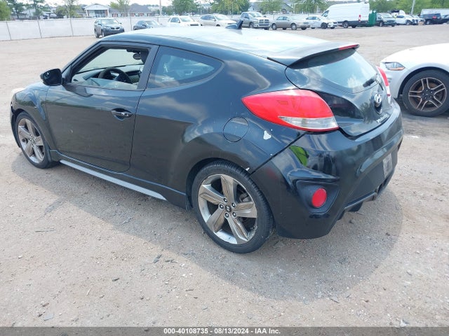 Hyundai Veloster Turbo W/black 2014 KMHTC6AE1EU183521 Image 3