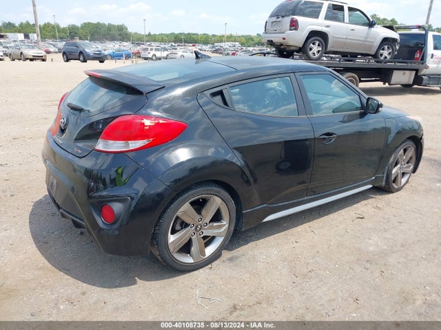 Hyundai Veloster Turbo W/black 2014 KMHTC6AE1EU183521 Image 4