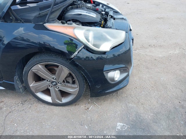 Hyundai Veloster Turbo W/black 2014 KMHTC6AE1EU183521 Image 6
