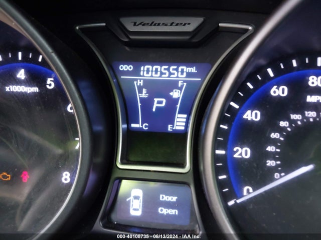 Hyundai Veloster Turbo W/black 2014 KMHTC6AE1EU183521 Image 7