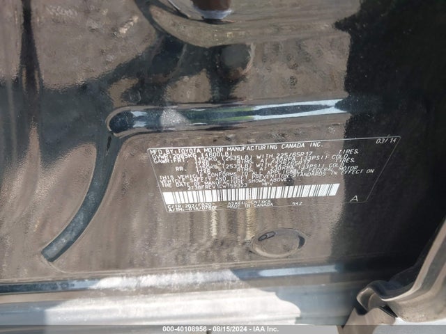Toyota RAV4 LE 2014 2T3BFREV1EW159323 Image 9