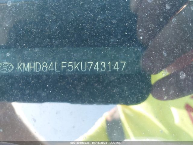 KMHD84LF5KU743147 Hyundai ELANTRA SEL