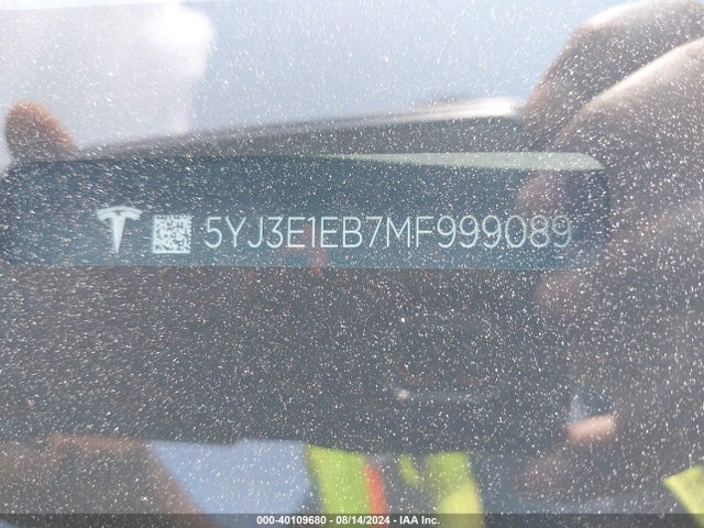 2021 TESLA MODEL 3 5YJ3E1EB7MF999089 Photo 8