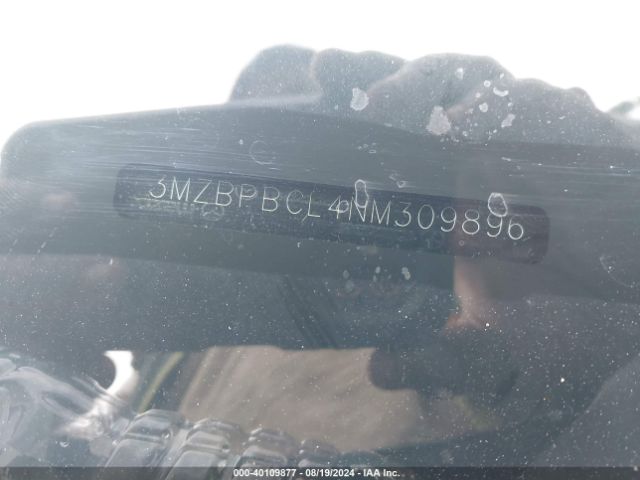 3MZBPBCL4NM309896 Mazda Mazda3 Preferred