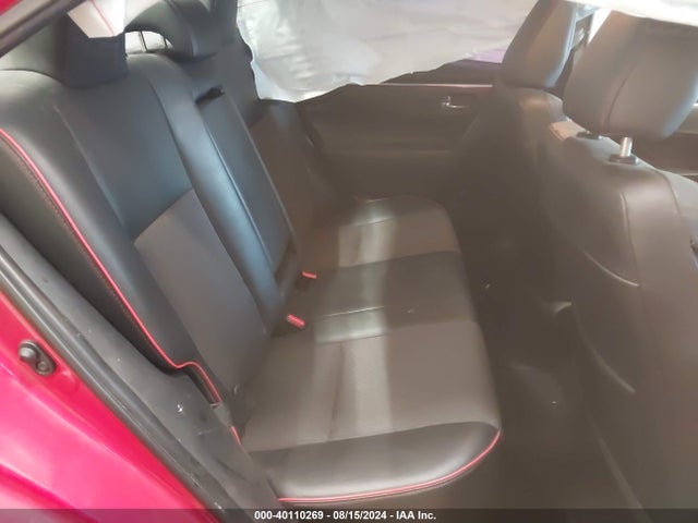 Toyota Corolla S W/special Edition Pkg 2016 2T1BURHE8GC573777 Image 8