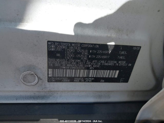 Toyota Rav4 Xle 2021 JTMW1RFVXMD069274 Image 9