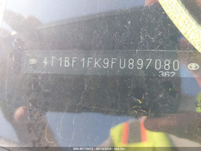 Toyota CAMRY SE 2015 4T1BF1FK9FU897080 Image 16