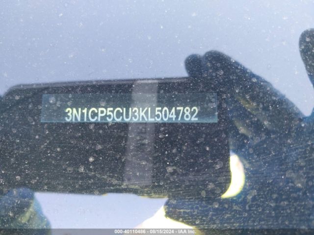3N1CP5CU3KL504782 Nissan KICKS S