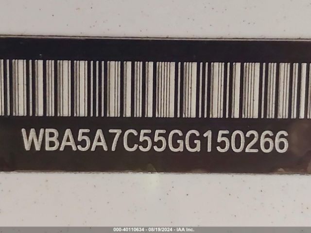 WBA5A7C55GG150266 BMW 528i Xdrive