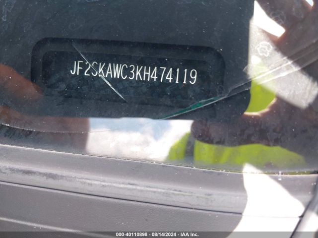 JF2SKAWC3KH474119 Subaru Forester Touring