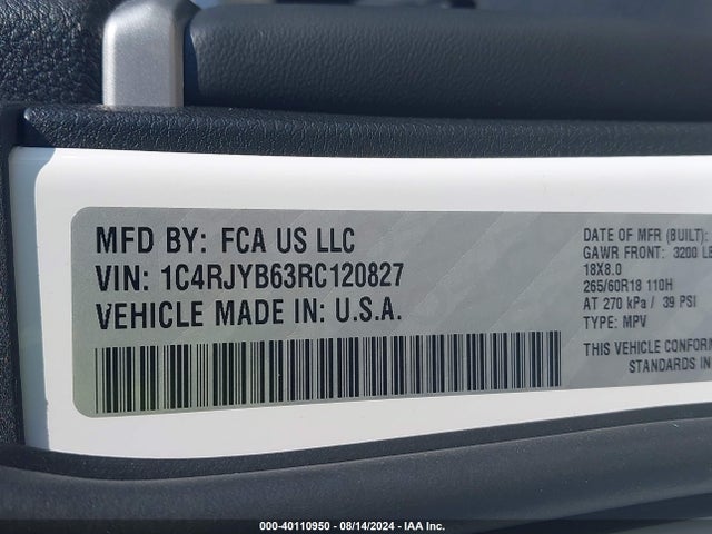 Jeep Grand Cherokee 4xe 2024 1C4RJYB63RC120827 Image 9