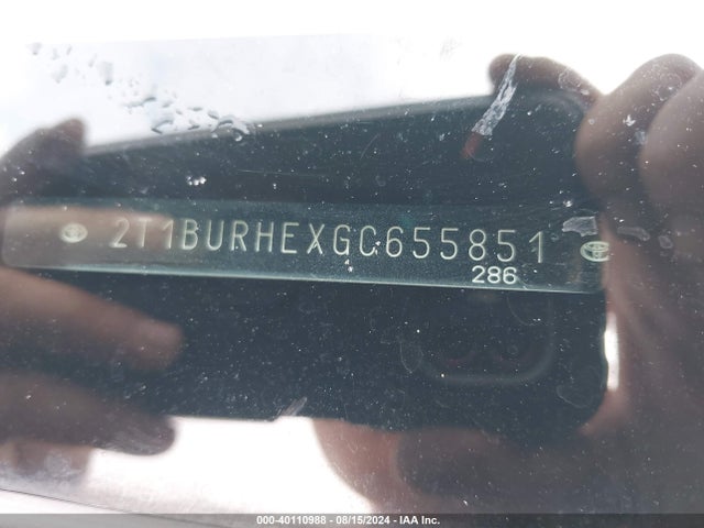 Toyota COROLLA L 2016 2T1BURHEXGC655851 Image 9