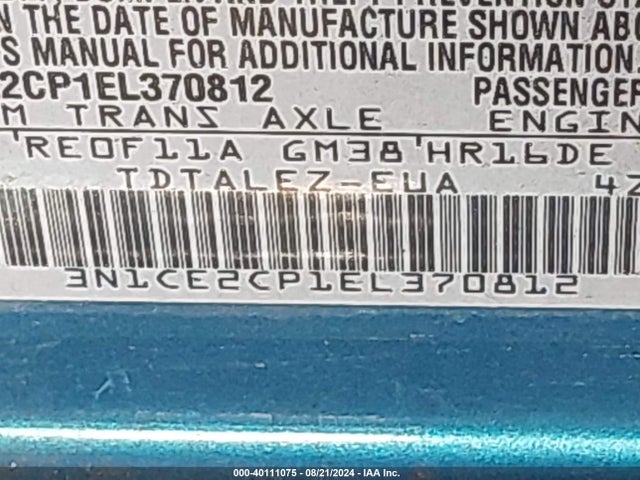 Nissan Versa Note Sv 2014 3N1CE2CP1EL370812 Image 9