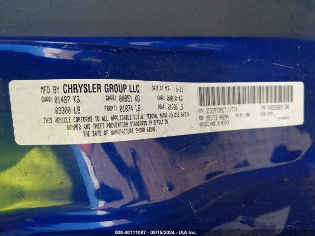 2012 FIAT 500 3C3CFFCR5CT117724 Photo 8