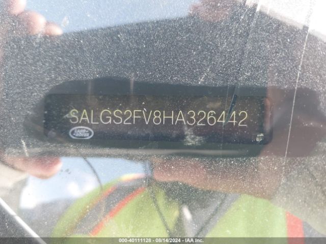 SALGS2FV8HA326442 Land Rover Range Rover 3.0l V6 Supercharged Hse