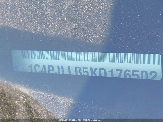 1C4PJLLB5KD176502 Jeep Cherokee Latitude Plus Fwd